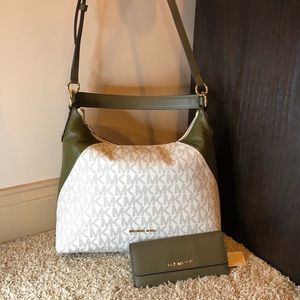 Sale Michael Kory Olive Aria and Envelope Wallet